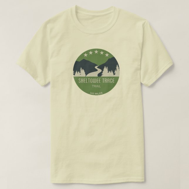 Sheltowee Trace Trail Kentucky Tennessee T-Shirt (Design Front)