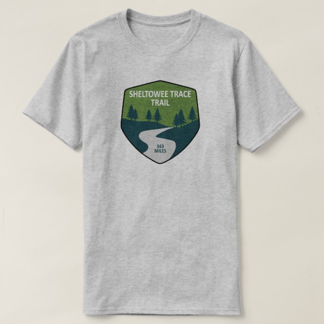 Sheltowee Trace Trail Kentucky Tennessee T-Shirt (Design Front)
