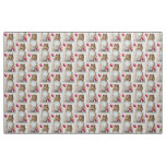 Shelty with hearts fabric