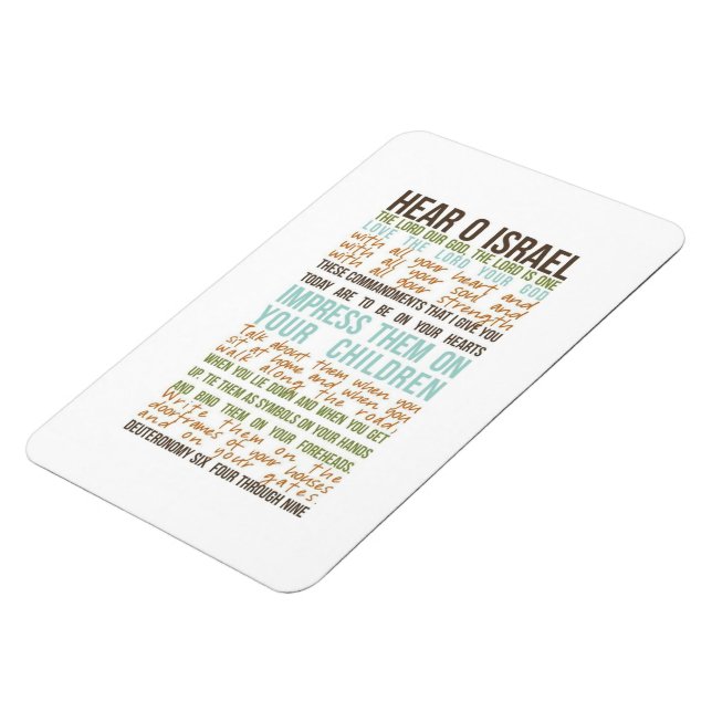 shema-prayer-in-english-magnet-zazzle for Free Printable Shema Prayer In English Shema prayer in english magnet | Zazzle for Free Printable Shema Prayer In English