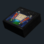 Shema Tzedaka Gift Box<br><div class="desc">Tzedakah is Hebrew for acts we call charity in English. In Judaism giving to the poor is neither generous or magnanimous; it's simply an act of justice & righteousness, a sacred duty. Most Jewish homes have a box to collect coins for the poor. This beautiful lined wood box w/ hinged...</div>