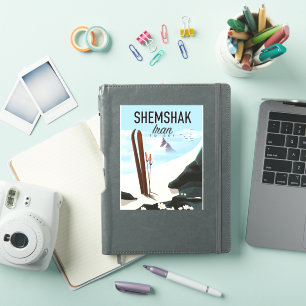 Shemshak Iran Ski poster. Sticker