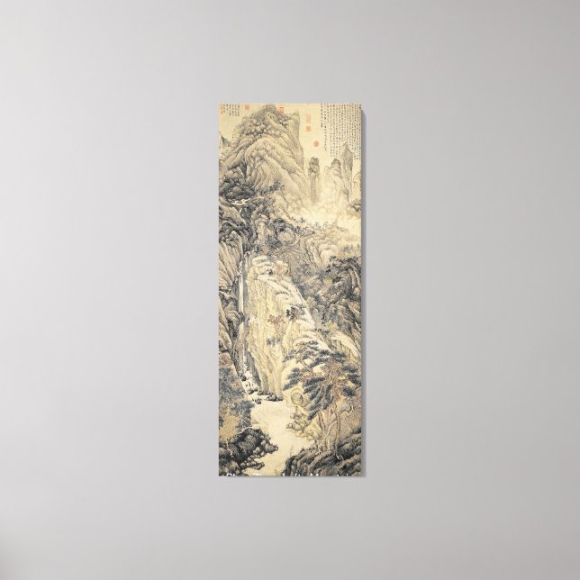 Shen Zhou /  Lofty Mountain / Canvas Print (Front)