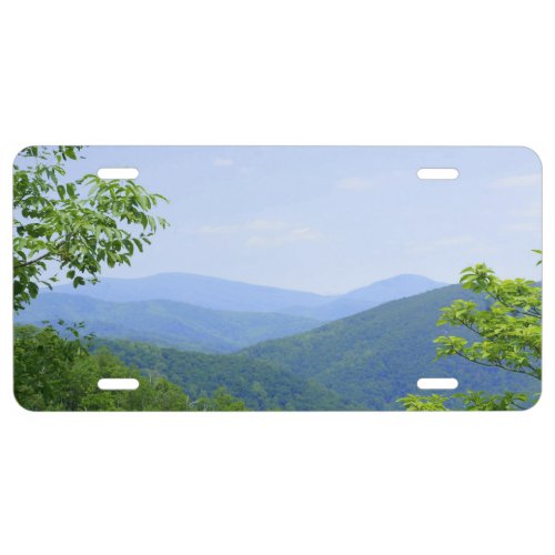Shenandoah Mountains License Plate