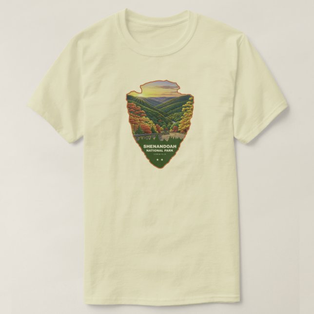 Shenandoah National Park Arrowhead T-Shirt (Design Front)