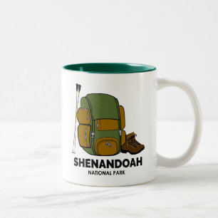 Shenandoah National Park Backpack Two-Tone Coffee Mug
