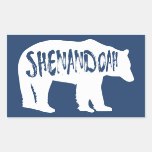 Shenandoah National Park Bear Rectangular Sticker