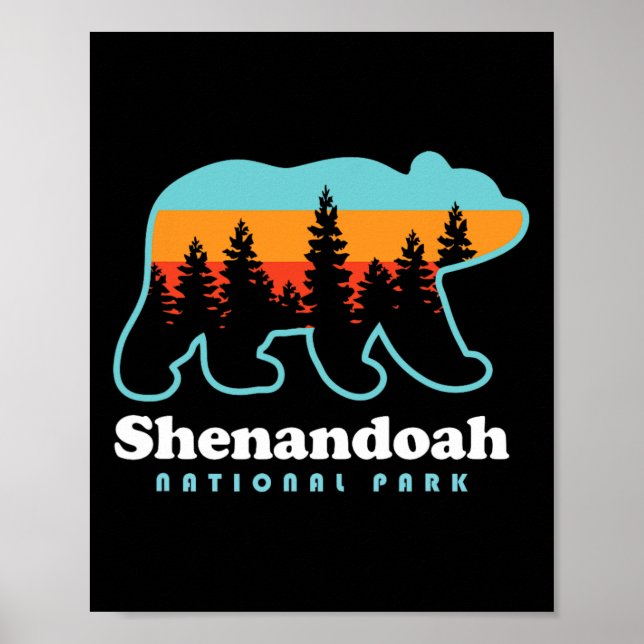 Shenandoah National Park Bear Shenandoah Valley  Poster (Front)