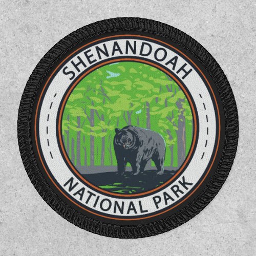 Shenandoah National Park Black Bear Circle Patch