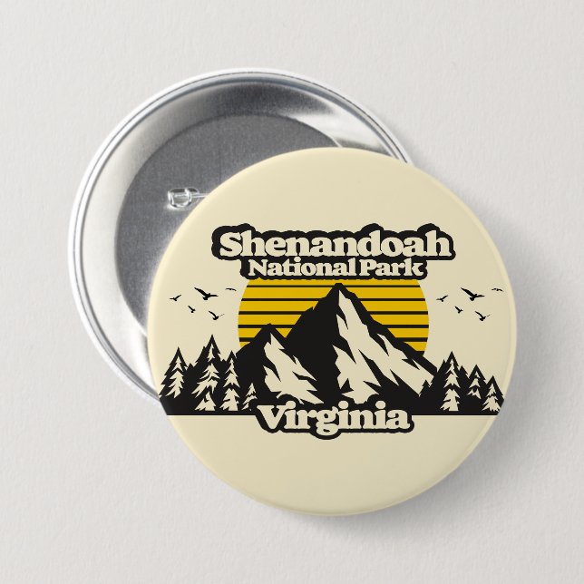 Shenandoah National Park Button (Front & Back)