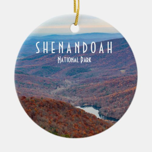 Shenandoah National Park Ceramic Ornament