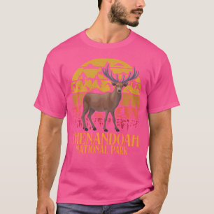 Shenandoah National Park Deer Elk Hiking Camping M T-Shirt
