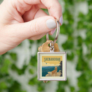 Shenandoah National Park Deer Keychain