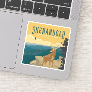 Shenandoah National Park Deer Sticker