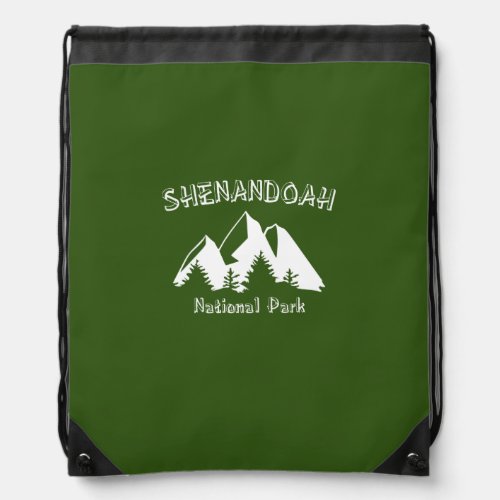 Shenandoah National Park Drawstring Bag