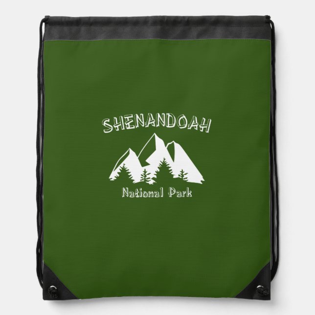 Shenandoah National Park Drawstring Bag (Front)
