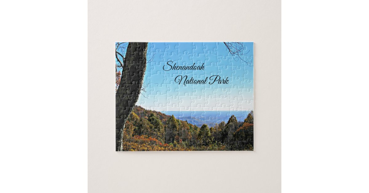 Xplorer Map 1000-Piece Shenandoah National Park Jigsaw Puzzle – Educational Puzzle With Landmarks For Adults & Teens