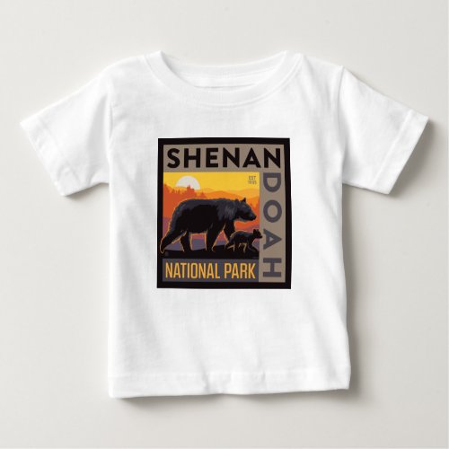 Shenandoah National Park  Mama Bear  Cubs Baby T_Shirt