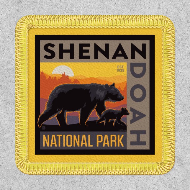 Shenandoah National Park | Mama Bear & Cubs Patch (Front)