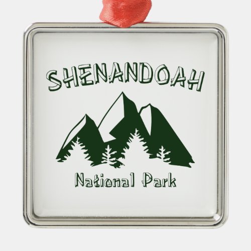 Shenandoah National Park Metal Ornament