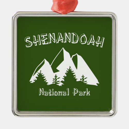 Shenandoah National Park Metal Ornament