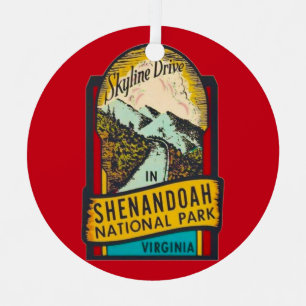 Shenandoah National Park  Metal Ornament
