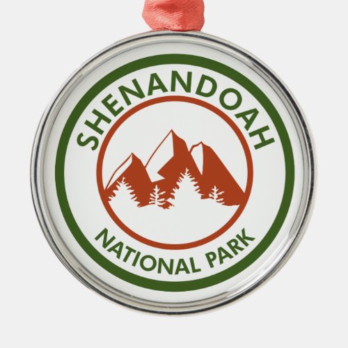 Shenandoah National Park Metal Ornament