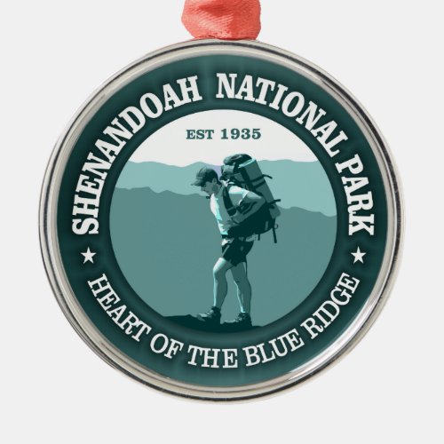 Shenandoah National Park Metal Ornament
