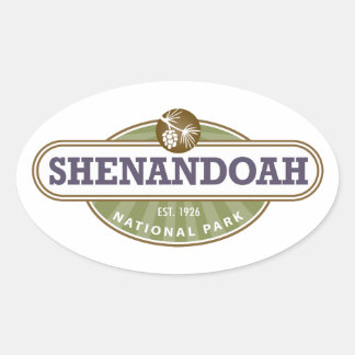 Shenandoah National Park Oval Sticker