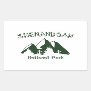 Shenandoah National Park Rectangular Sticker