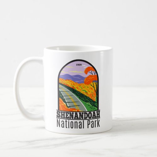 Shenandoah National Park Skyline Drive Virginia Coffee Mug