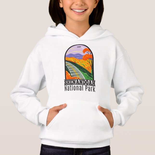 Shenandoah National Park Skyline Drive Virginia Hoodie (Front)