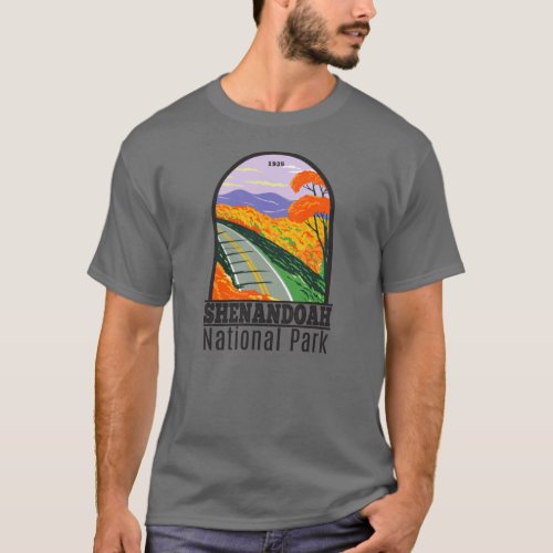 Shenandoah National Park Skyline Drive Virginia T_Shirt