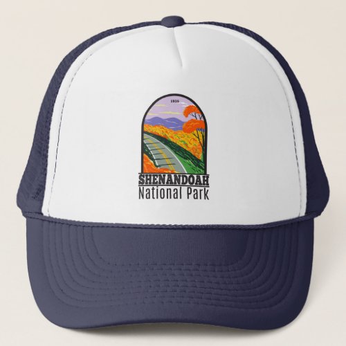 Shenandoah National Park Skyline Drive Virginia   Trucker Hat