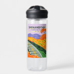 Shenandoah National Park Skyline Drive Virginia Water Bottle<br><div class="desc">Shenandoah vector artwork design. The Skyline Drive runs its length,  and a vast network of trails includes a section of the long-distance Appalachian Trail.</div>
