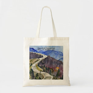 Shenandoah National Park skyline drive water color Tote Bag