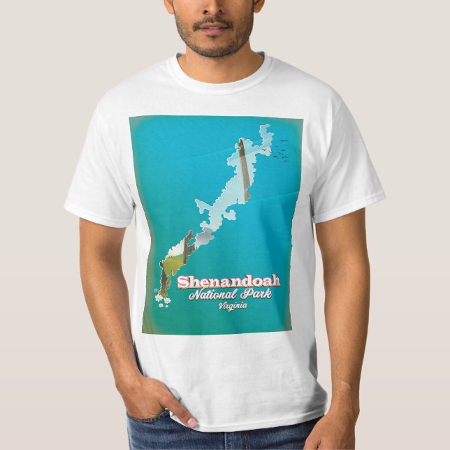 Shenandoah National Park travel poster. T-Shirt (Front)