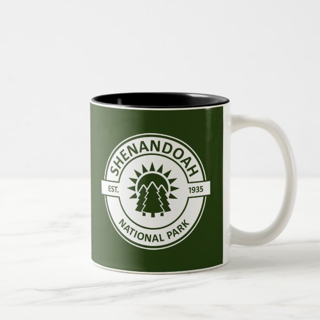 Shenandoah National Park Two-Tone Coffee Mug (Right)