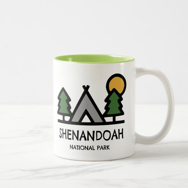 Shenandoah National Park Two-Tone Coffee Mug (Right)
