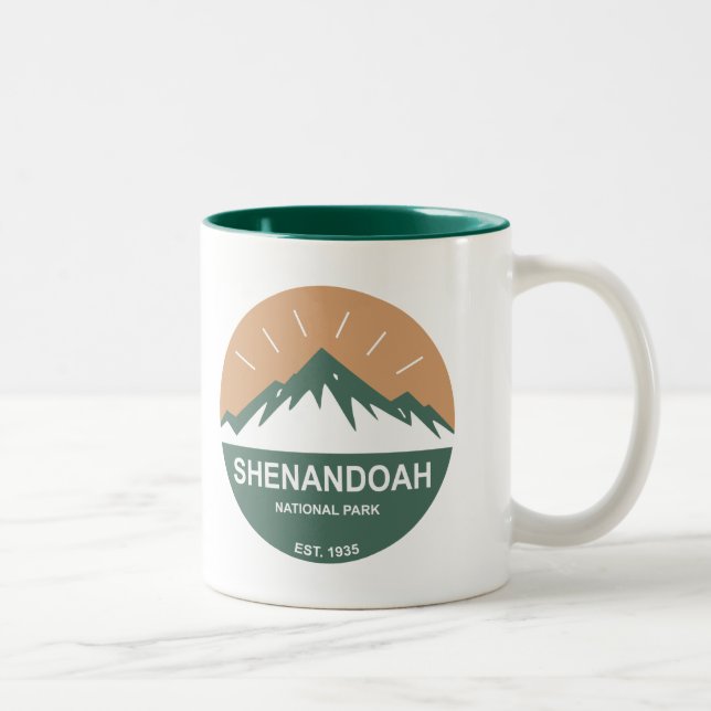 Shenandoah National Park Two-Tone Coffee Mug (Right)