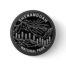 Shenandoah National Park Virginia Monoline Button