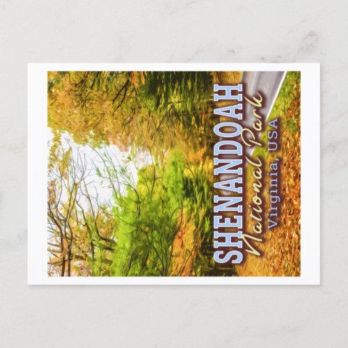 SHENANDOAH NATIONAL PARK _ VIRGINIA UNITED STATES POSTCARD