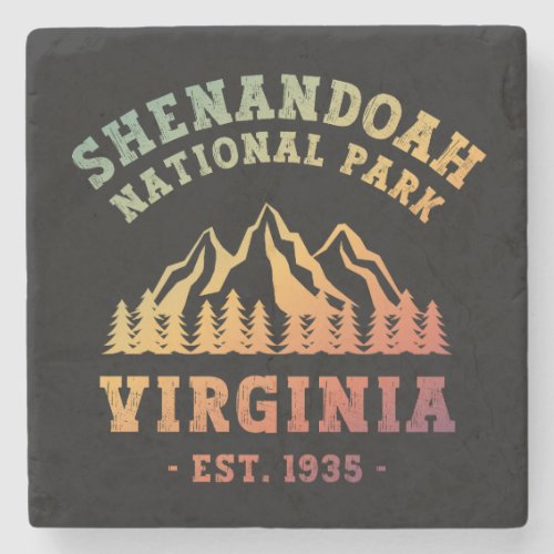 Shenandoah National Park Virginia USA Stone Coaster