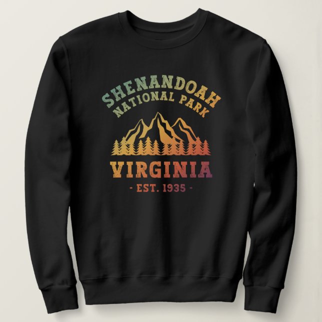 Shenandoah National Park Virginia USA Sweatshirt (Design Front)