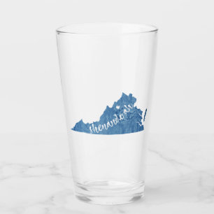 Shenandoah National Park Virginia Wood Grain Glass