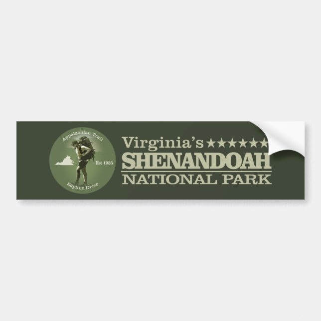 Shenandoah NP Bumper Sticker (Front)