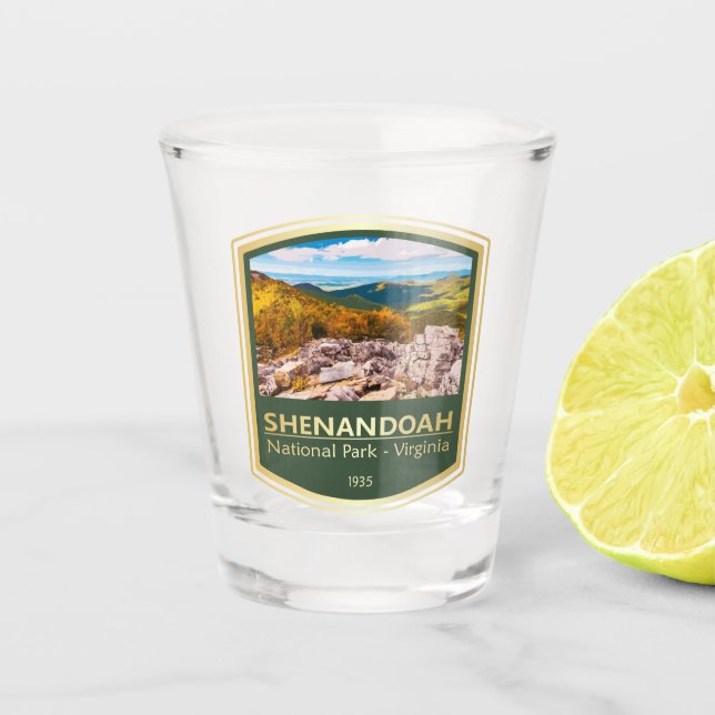 Shenandoah NP (PF1) Shot Glass (Front)