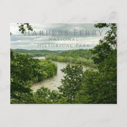 Shenandoah River Harpers Ferry NHP Postcard