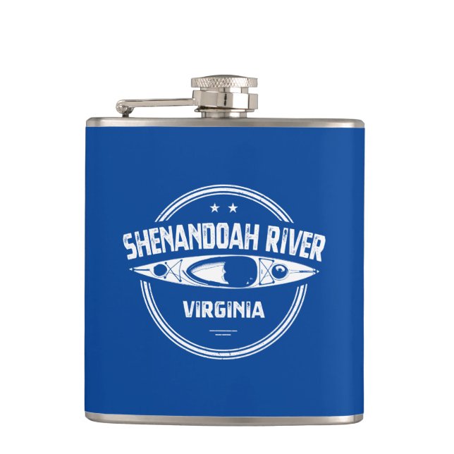 Shenandoah River, Virginia Flask (Front)