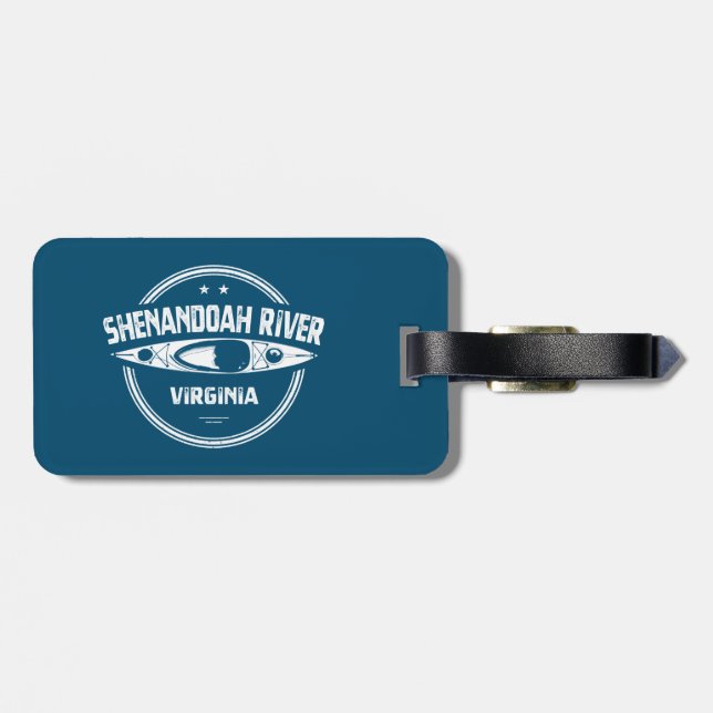 Shenandoah River, Virginia Luggage Tag (Back Horizontal)